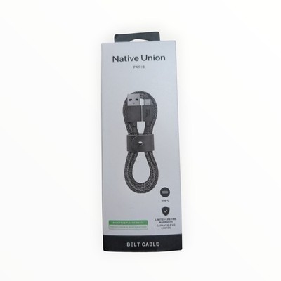 U3-O Native Union Belt Cable 4' USB-C to USB-A Cable - Cosmos