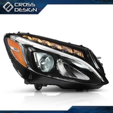 LED Headlight Right Side Fit For 2015-2018 Mercedes Benz C43 AMG C300 C-Class 