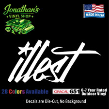 Illest Sticker Decal Jdm Drift Racing Lowered Hoon Funny Car Window Truck