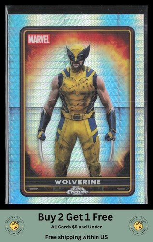 Wolverine 2025 Topps Chrome Marvel Deadpool #30 Prism Refractor