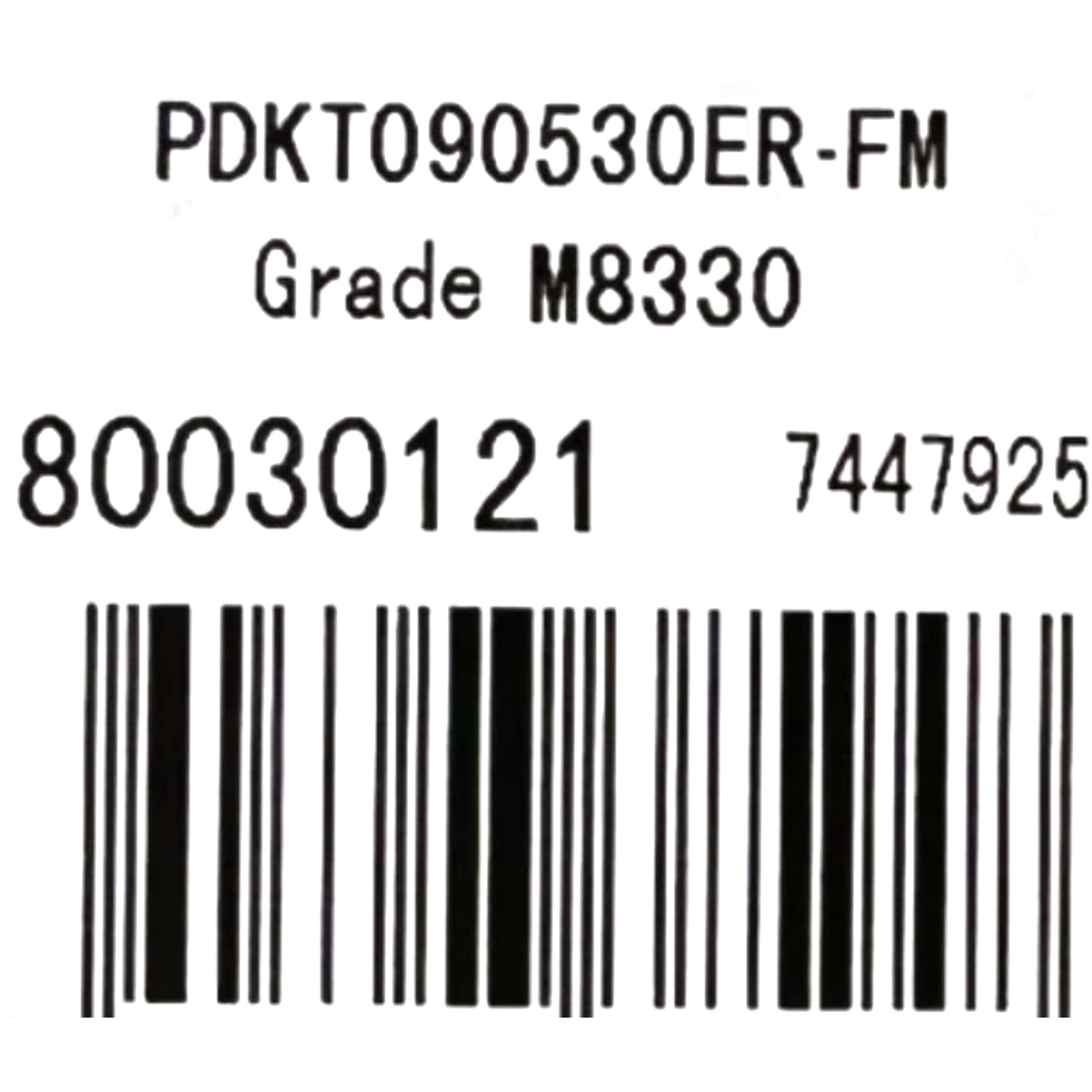 10pcs PDKT090530ER-FM M8330 indexable insert