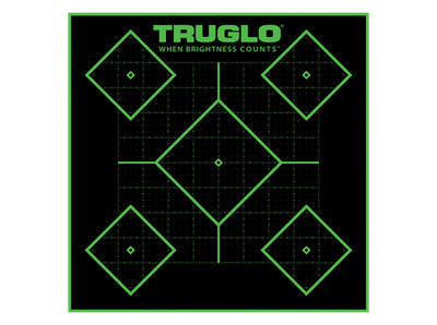 Truglo Tru-See Tru Tg-Tg14A25Bb Target 5-Diamond 12X12 25Pk