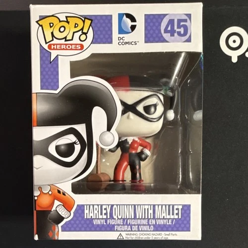 Funko Pop! Vinyl DC Comics Harley Quinn with Mallet Heroes Figure #45