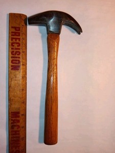 FARRIER HAMMER VINTAGE HORSESHOE HAMMER "E" Nail Hammer Blacksmithing 