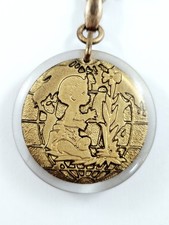 Schl&uuml;sselanh&auml;nger - Guigoz Schweiz 1960er - Bourbon - Sch&ouml;n Sublim Vintage -