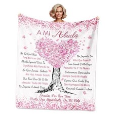 Regalos para Abuela, Grandma Gifts in Spanish Blanket 60"X50", Grandmas Esposa