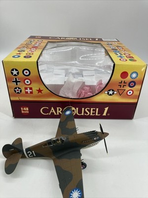 Carousel 1 P40-C Flying Tiger ''Greg Pappy Boyington'' 1:48 1st Pursuit Squadron