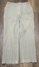 Orvis Khaki Corduroy Pants Mens 36x31 38TAG Classic Preppy Cotton Cabincore