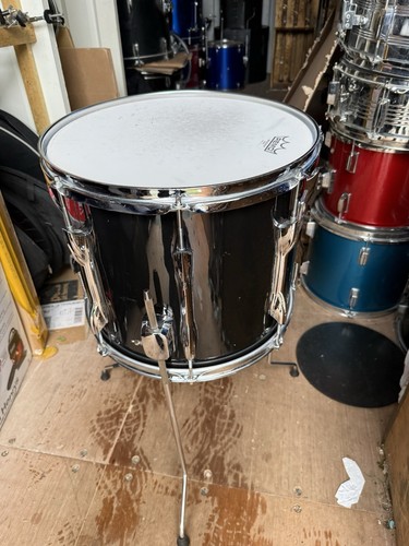 Vintage 14" 14x12" Premier Floor Tom Drum. 14. Czarne wykończenie. Darmowa przesyłka w Wielkiej Brytanii - Zdjęcie 8 z 17