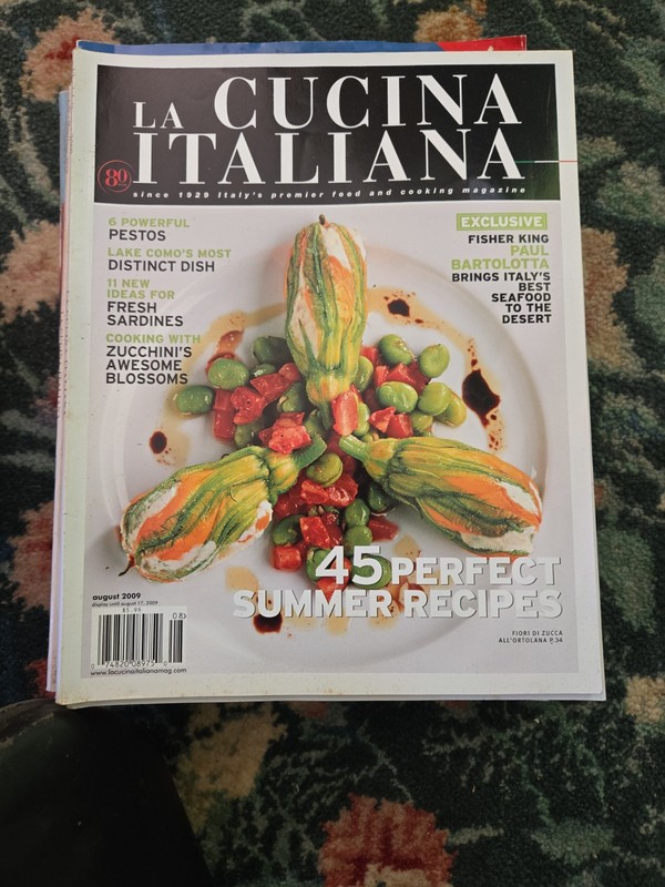 LA CUCINA ITALIANA MAGAZINE August 2009