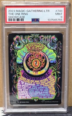THE ONE RING - POSTER BORDERLESS - LORD OF THE RINGS - MTG - PSA 9