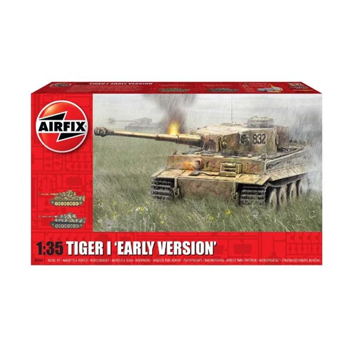 TIGER-1 EARLY VERSION KIT 1:35 Airfix Kit Mezzi Militari Modellino Nuovo - Immagine 3 di 3