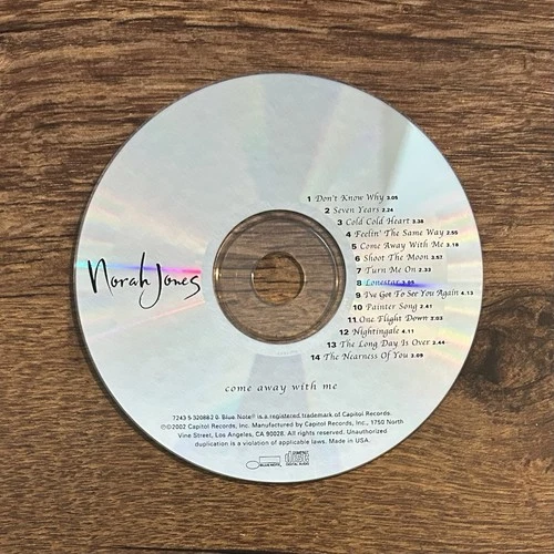 Come Away with Me by Norah Jones (CD, 2002)