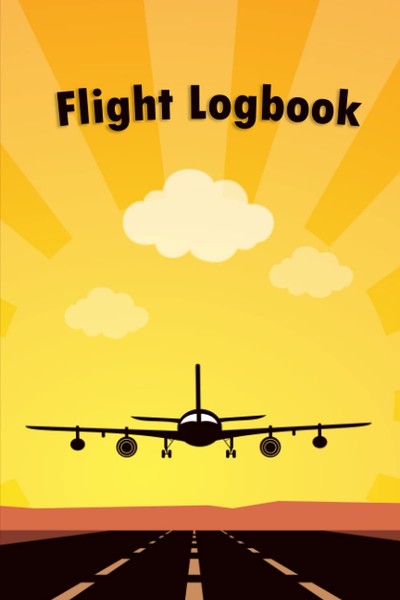 Flugbuch A5, 120 Seiten, Hardcover, Flugzeug-Logbuch, Pilot Journal-image