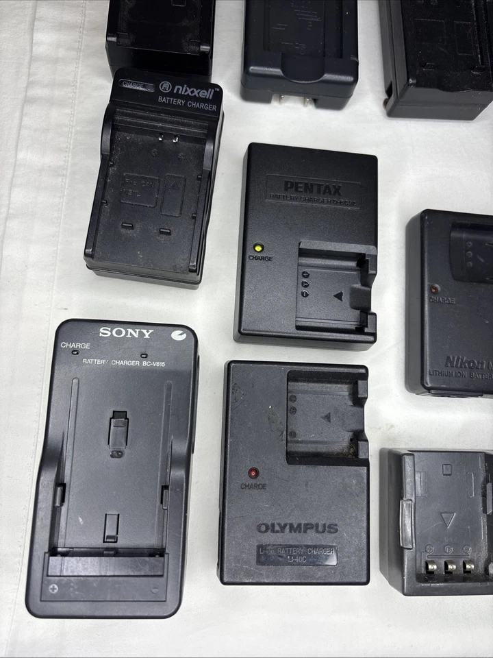 Lote de 20 cargadores de batería para cámara digital Canon Nikon Sony Fujifilm OEM VER FOTOS Foto 2 de 4