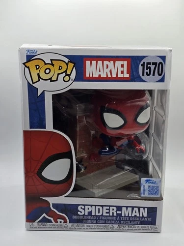 Funko Pop! Premium Spider-Man #1570 Target Exclusive Damaged