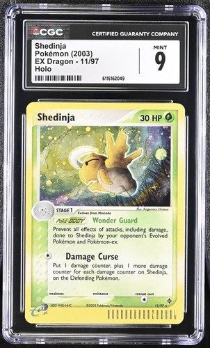 Shedinja graded CGC 9 for sale on eBay