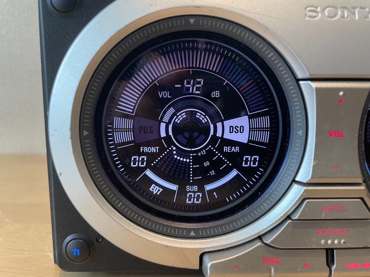 SONY WX-7700MDX CD MD Player with AUX CD MD Playback Operation