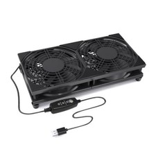 240mm USB Router Cooling Fan, Silent Fan with 3 Adjustable Speeds, Portable