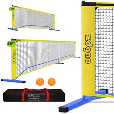Zdgao Portable Pickleball Net for Driveway, 22FT Regularion Size Pickle Ball ...