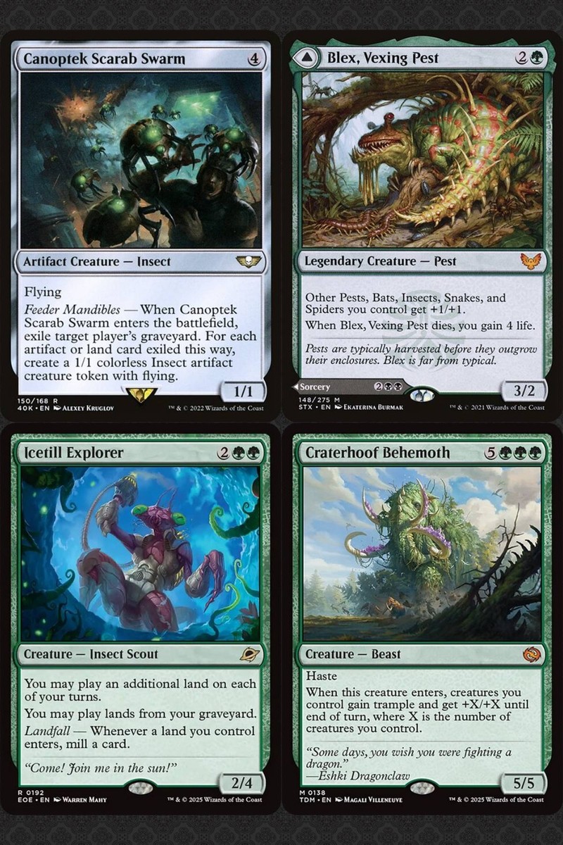 Zask, Skittering Swarmlord Commander Deck Utimate Insect MTG Ready