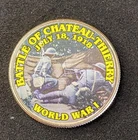Colorized Kennedy Half Dollar World War I Battle Of The Chateau-Thierry