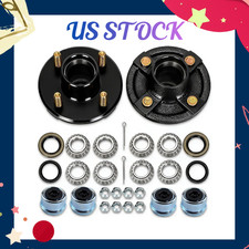 New 4 Lug 2000lbs Boat Trailer Hub 4x4 Fits 1-1-116 Straight Spindle 2pcs New 4 Lug 2000lbs Boat Trailer Hub 4x4 Fits 1-1-116 Straight Spindle 2pcs