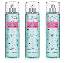 *PACK OF 3* CURIOUS by Britney Spears for Women Fine Fragrance Mist 8 oz 236 ml