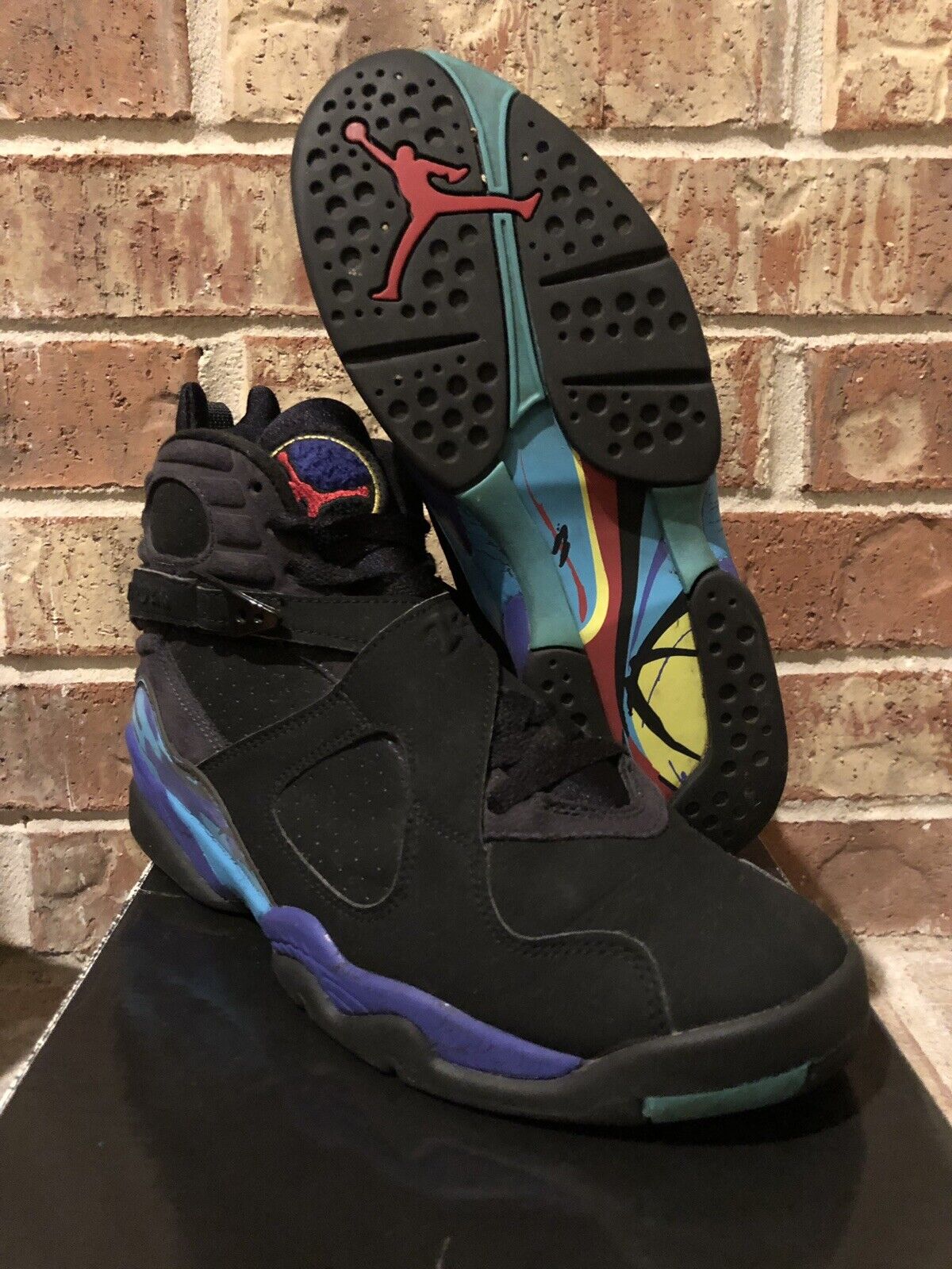 Black and cheap purple 8s