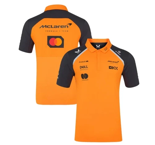 Mclaren 2025 Polo Shirt Men's leisure sports T-Shirt UK - Picture 7 of 9