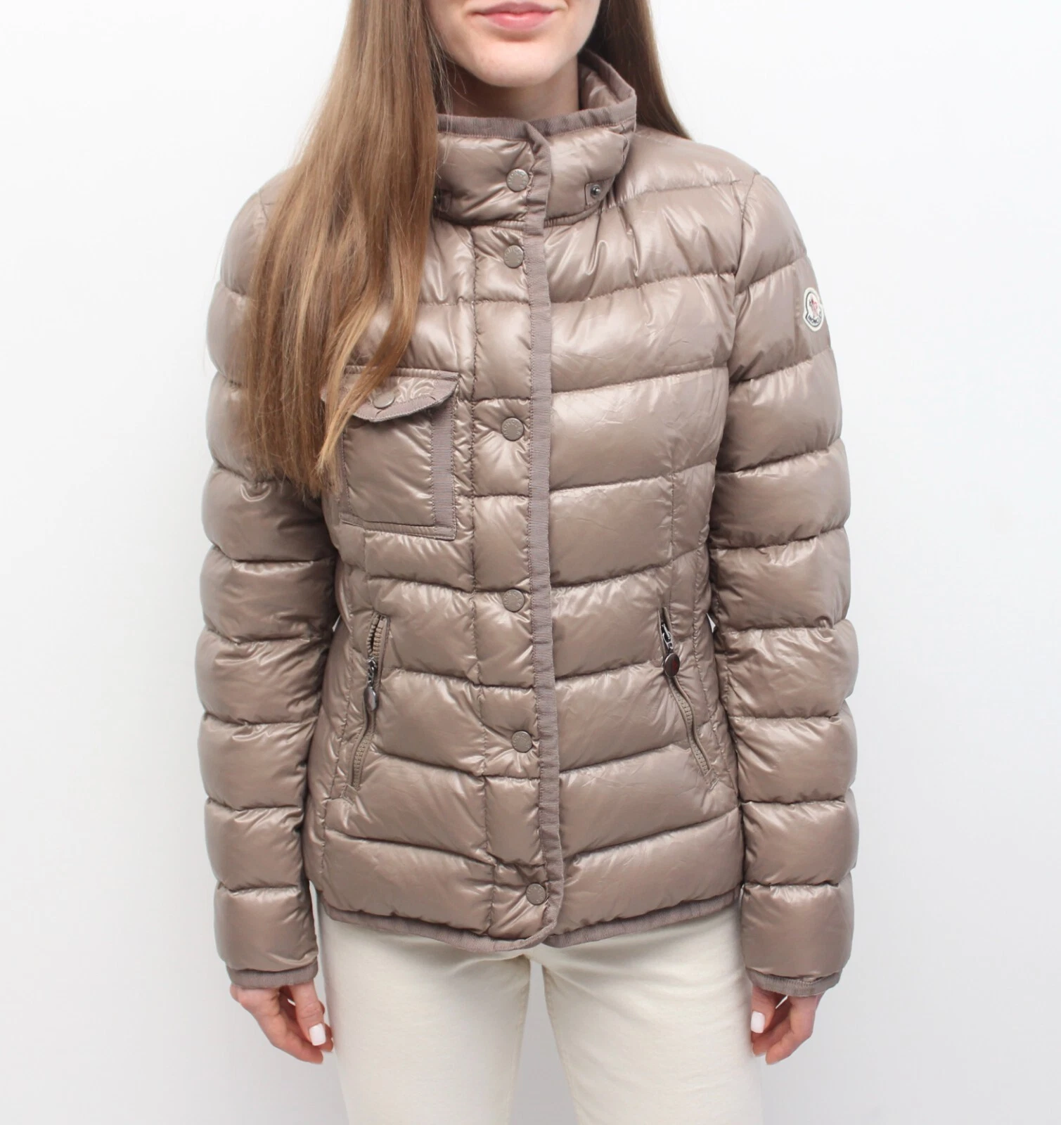 Giacca tampone trapuntata donna MONCLER Armoise SENZA CAPPUCCIO taglia 4 ~M L