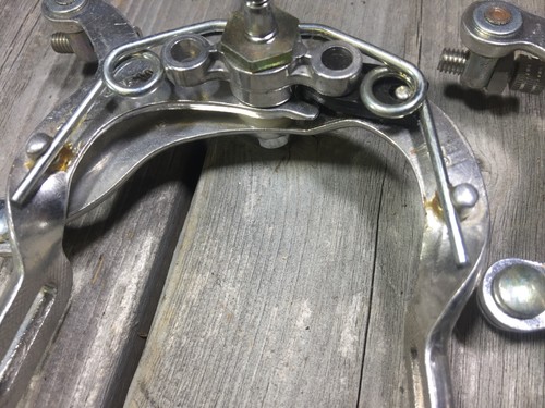 VINTAGE BIKE BICYCLE TOURNEY BRAKES TAKAGI BRAKESET MADE IN JAPAN NOS ALLOY - Picture 5 of 6