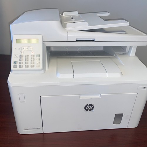 HP LaserJet MFP M227FDN Printer Copy Fax Scan 6K Page Count ONLY 30PPM Hp laserjet mfp m227fdn printer copy fax scan 6k page count only 30ppm