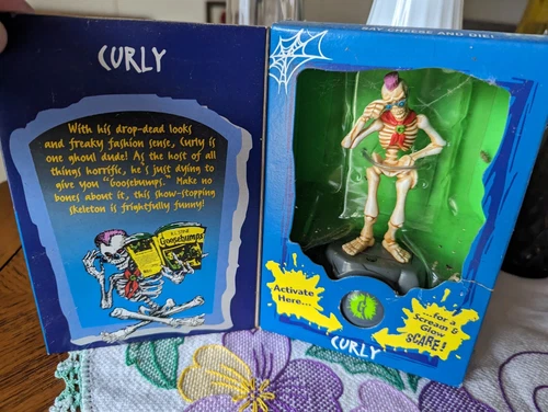 Goosebumps Collectibles Figure #6 Say Cheese And Die Figure In Box Works! READ