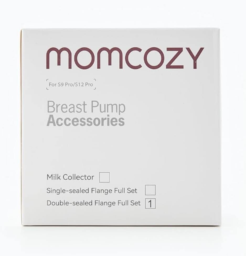 Momcozy 24mm Single-Sealed Flange Full Set for S9 S12 Breast Pumps-image