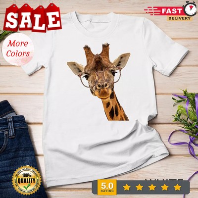 Good Time Hipster Giraffe Casua T-Shirt Men's Women's Children's Unisex Casua T-