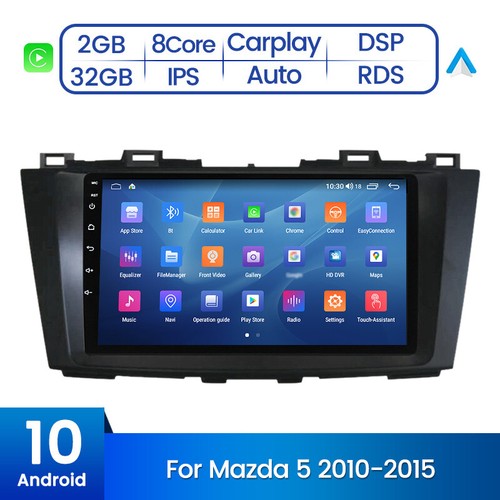 9" Android Car Stereo Radio GPS Navi WiFi Carplay DSP 2+32GB For Mazda 5 2010-15 - Bild 1 von 6