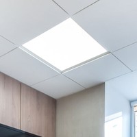 Einbauleuchte Deckenlampe Deckenpanel Led Kaltweiß Quadratisch Weiß Einbaupanel