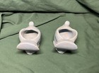 Vintage Small Turkey Shaped Light Blue Bud Vase Almost 4" Tall - Set of Two — photo 8