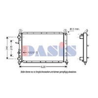 KüHler WasserküHler MotorküHler FüR Fiat Fiorino Kasten 146 Uno 65 1.7 TD