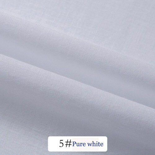 1Yard*148cm Plain Cotton Fabric Lining Combed 60s Thin Cotton Gauze Material - Picture 22 of 26