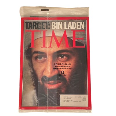 Time Magazine October 1, 2011 Target: Bin Laden Sealed In The Original Package