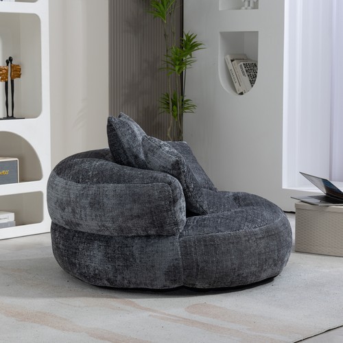 COOLMORE Lazy Sofa Durable Comfort Lounger High Back Bean Bag Chair Couch With T - Picture 9 of 12