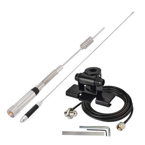 VHF UHF Dual Band 144/430MHz Mobile Car Radio Antenna PL259 for ICOM TYT - Picture 7 of 20