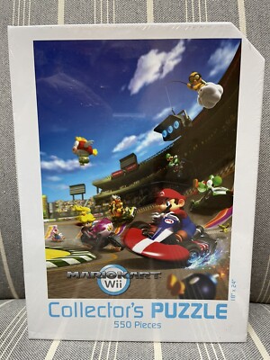 Mario Kart Wii Collector s Nintendo Puzzle 550 Pieces NEW SEALED
