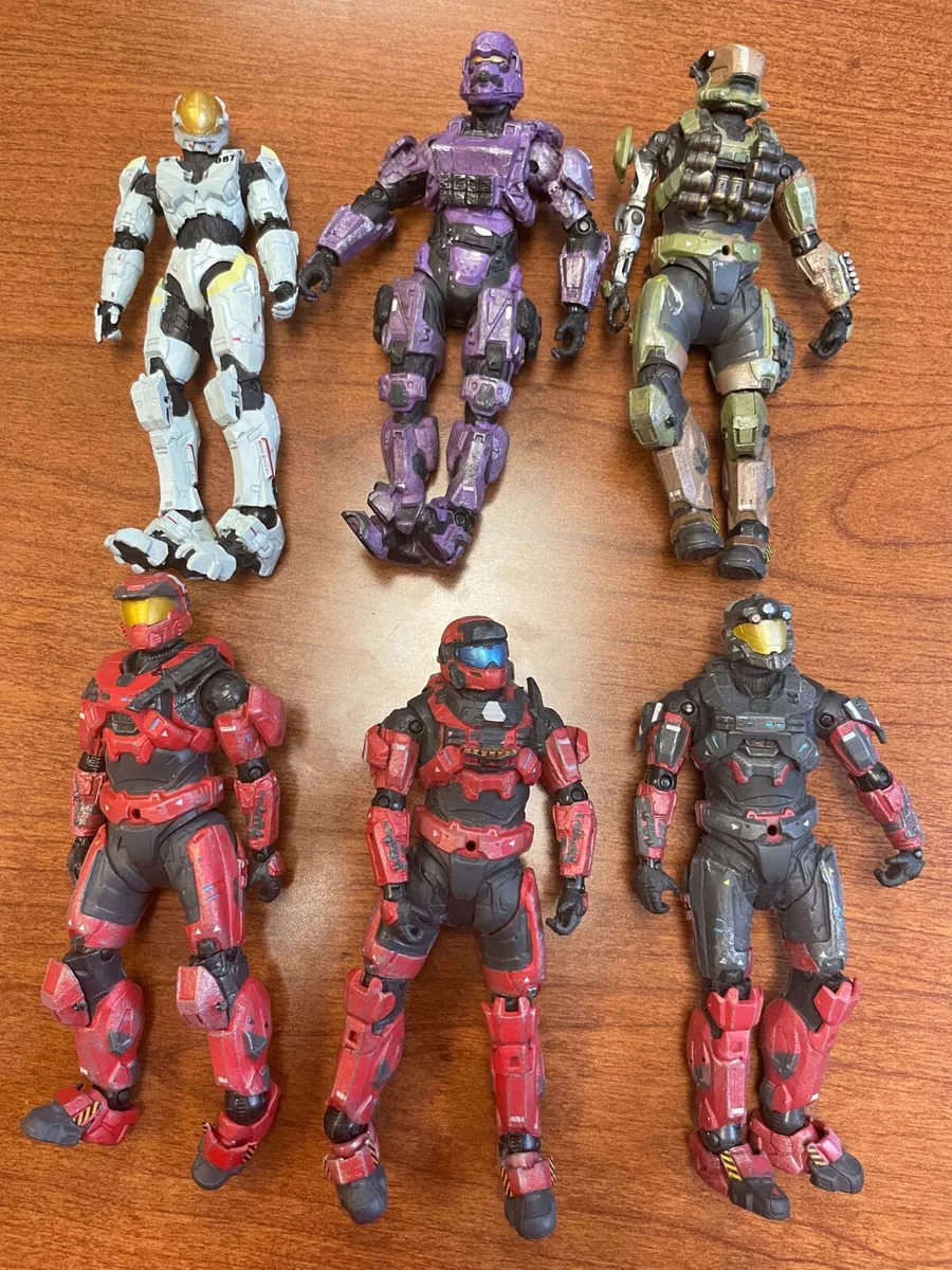 LOT of 6 McFarlane Toys HALO REACH Spartans Action Figure LOT eBay