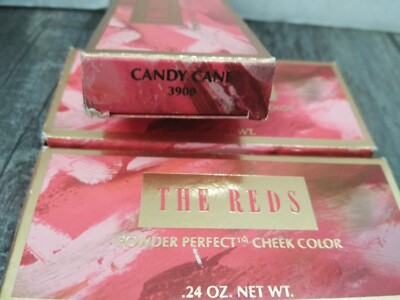 N.O.S. Mary Kay the reds Powder Perfect Cheek .24oz Color candy cane 3900 (3pk)