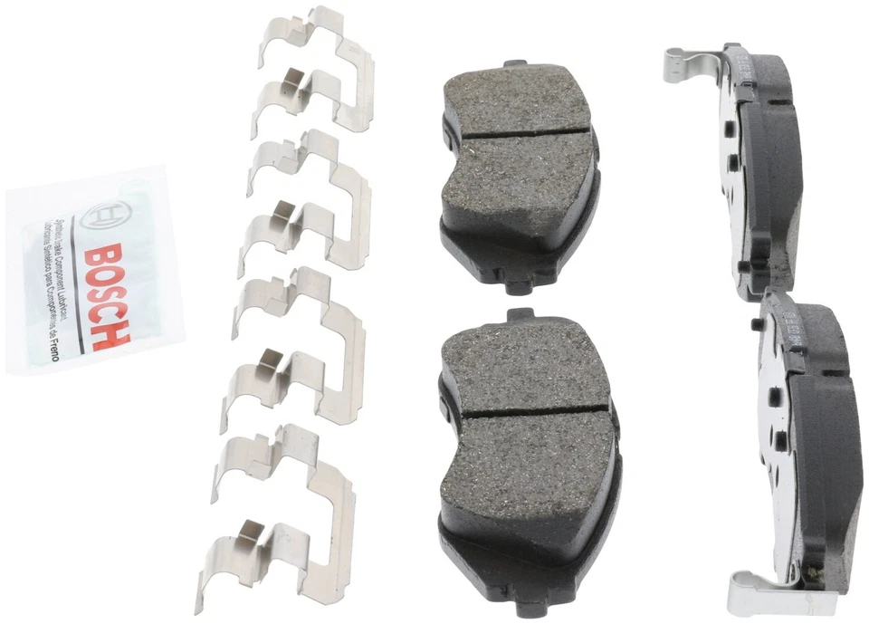 Pastillas de freno de cerámica azul con herrajes delanteras para Chevrolet Aveo5 Bosch 2006-2011 Foto 4 de 4