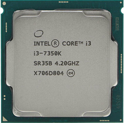 Intel i3-7350K SR35B 2-Core HD 630 60W Unlocked LGA1151 CPU  Processor
