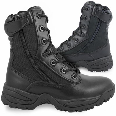 patrol boots side zip
